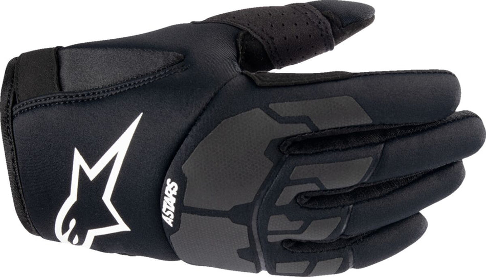 Hansker offroad barn, Youth Thermo Shielder Gloves Black — Alpinestars