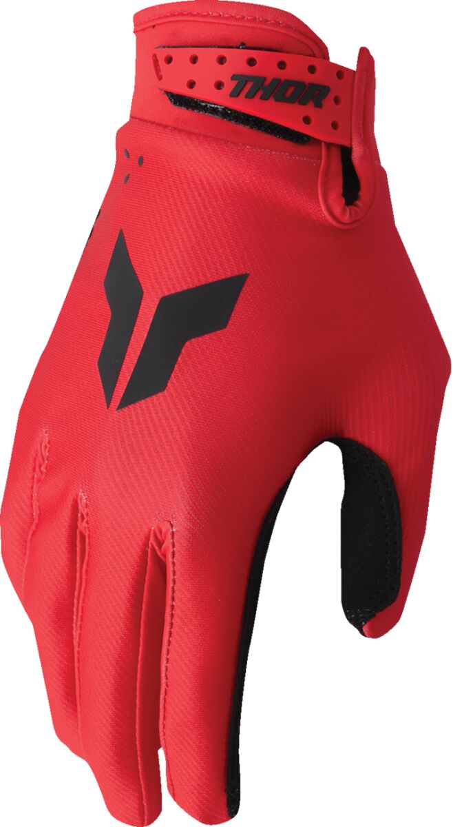 Hansker offroad barn, Youth Launchmode Gloves Black Red — Thor