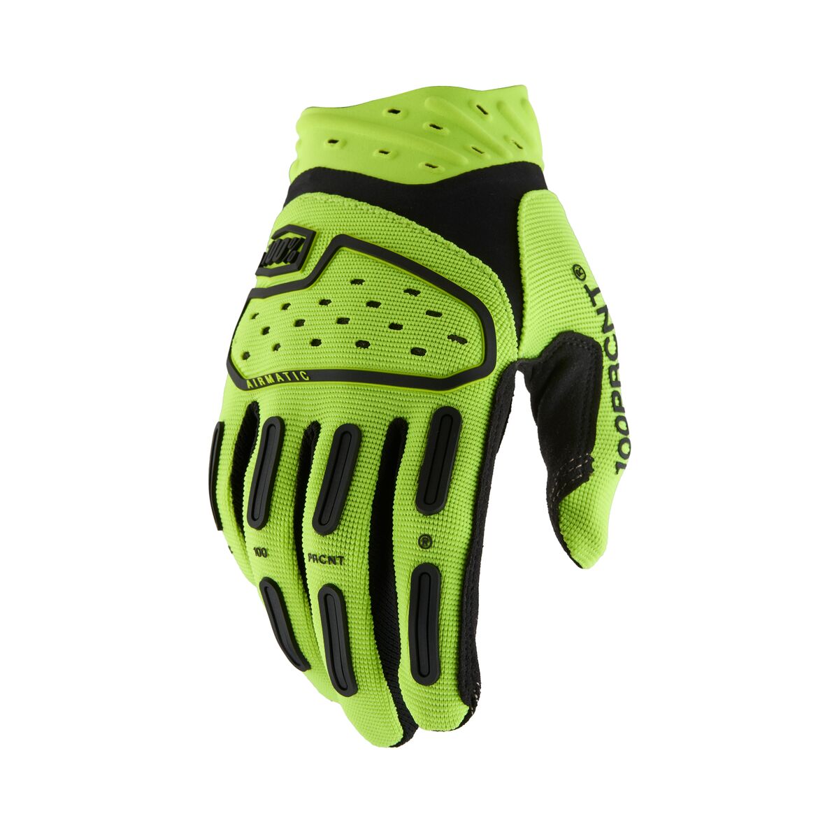 Hansker offroad barn, Youth Airmatic 2 Gloves Black Fluorescent Yellow — 100%