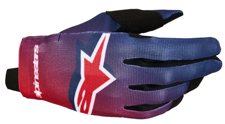Hansker offroad barn, Youth Radar Gloves Black Blue Red — Alpinestars