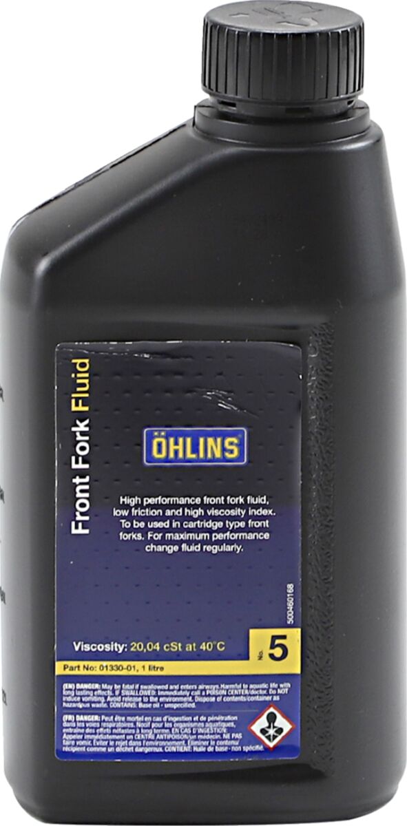 Gaffelolje 5W, 1 L — Ohlins Front Fork #5 Sae 7