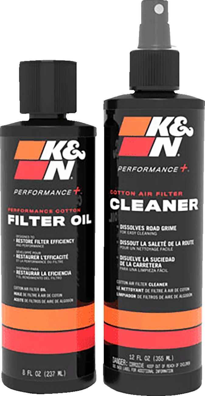 Luftfilterolje, 1 L — K & N Air Filter Care Kit Black
