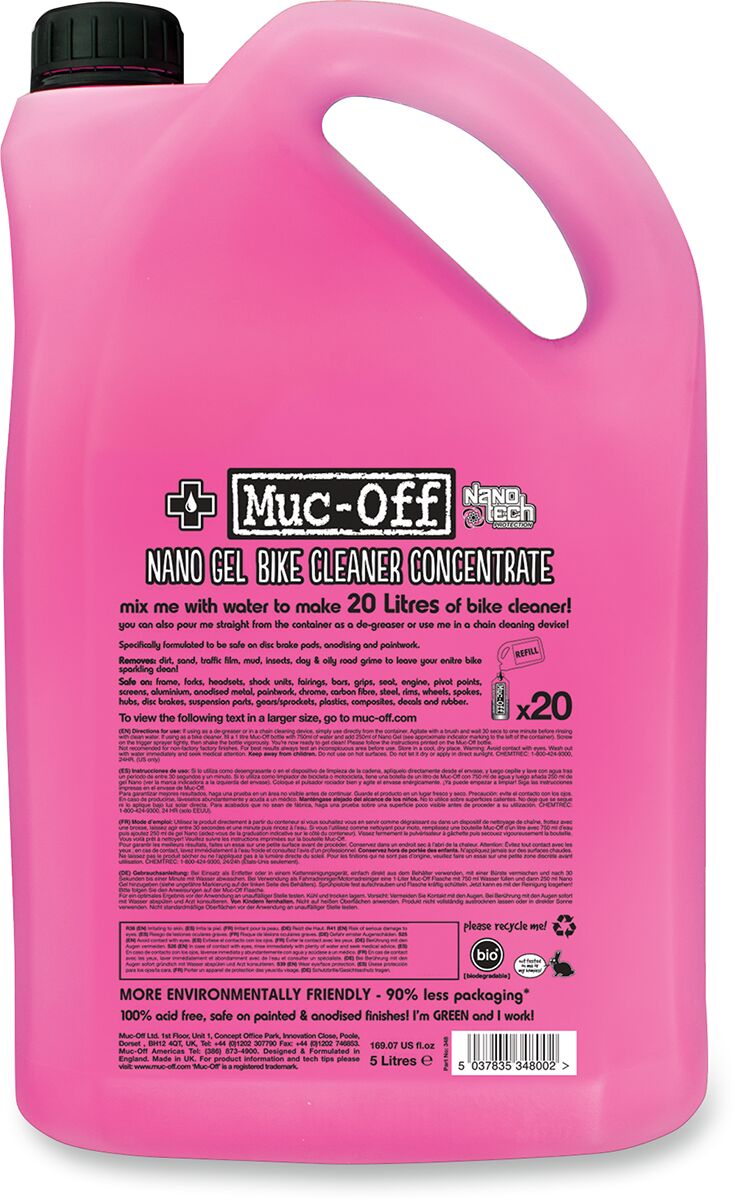 Rens og avfetting, 5 L — Muc-Off Nano Tech Bicycle Clnr
