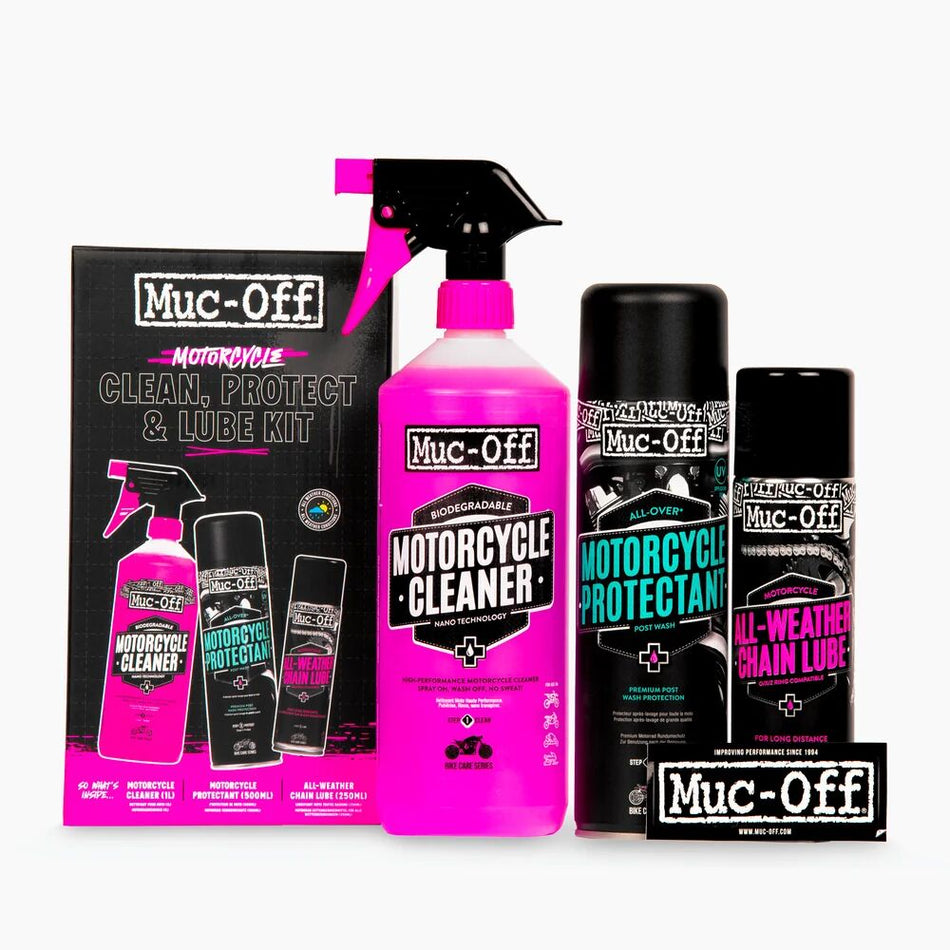 Rens og avfetting — Muc-Off Motorcylce Clean Protect & Lub