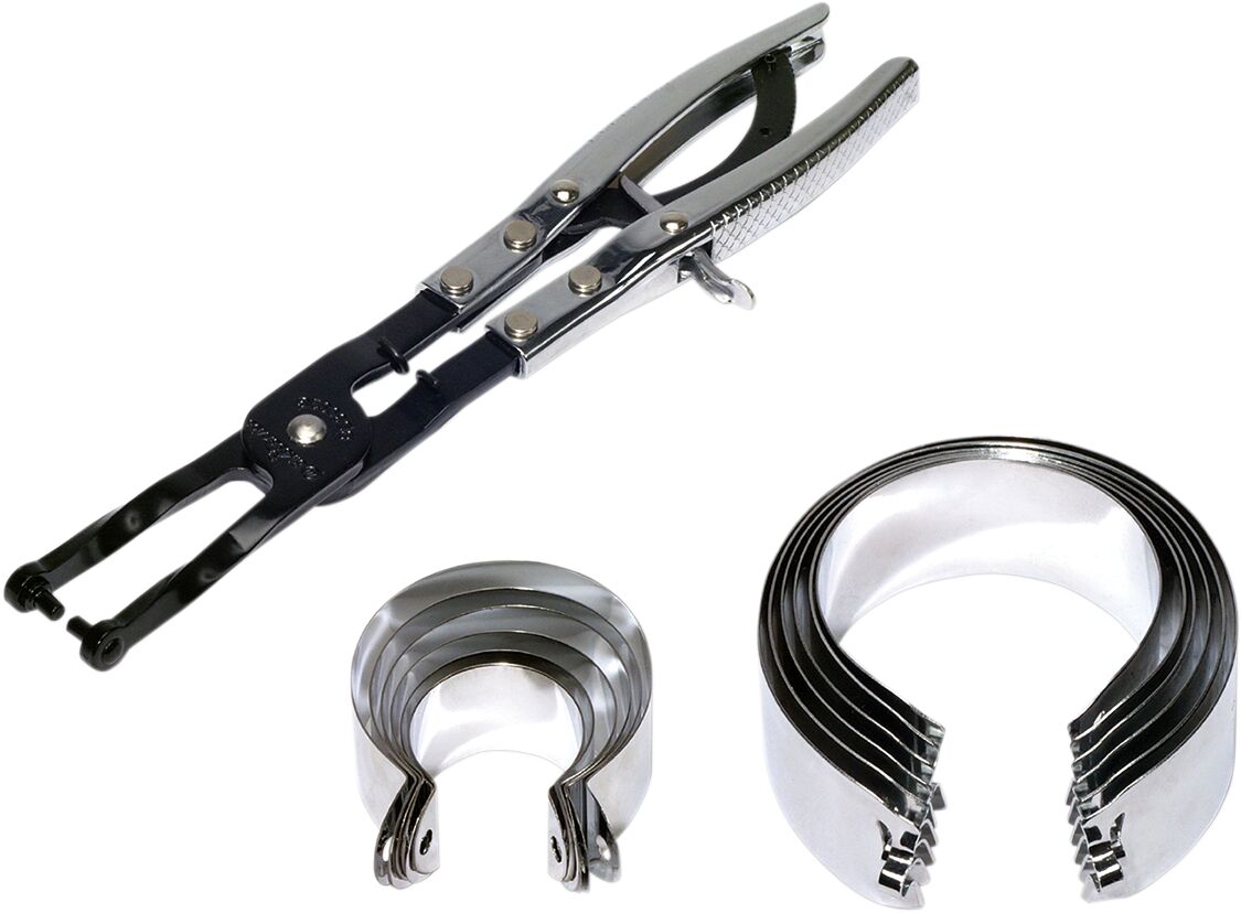 Verktøy motor, Piston Ring Compressor Set — Bikeservice BS3032