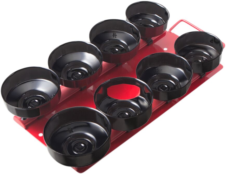 Verktøy motor, Oil Filter Cup Wrench Set - 8 pc — Bikeservice BS6659