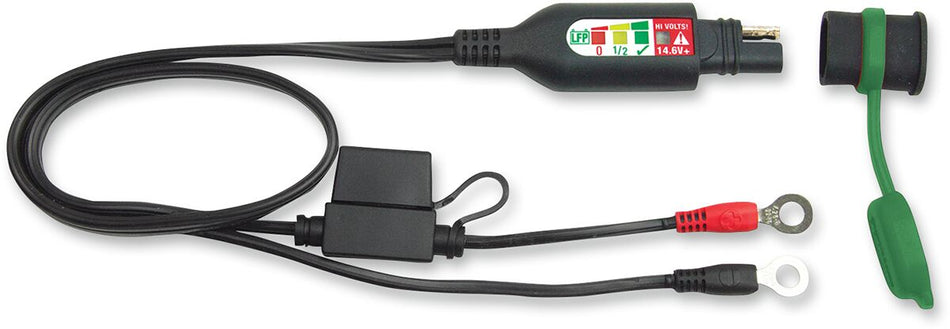 Verktøy elektrisk, Battery Cord Eye With Test For 12.8V TO 13.2V Lithium Batterys — Tecmate O127