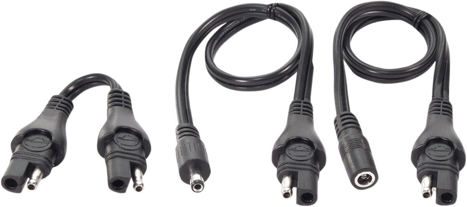 Verktøy elektrisk, Adapter Kit 3 Piece Sae TO DC 2.5MM — Tecmate O67