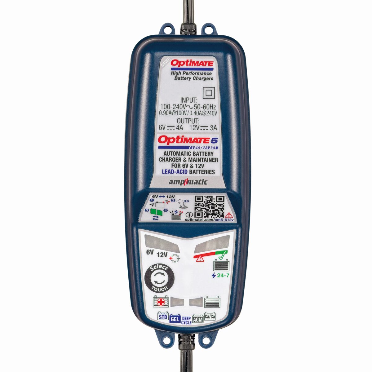 Verktøy elektrisk, Charger Optimate 5 6/12V — Tecmate TM320