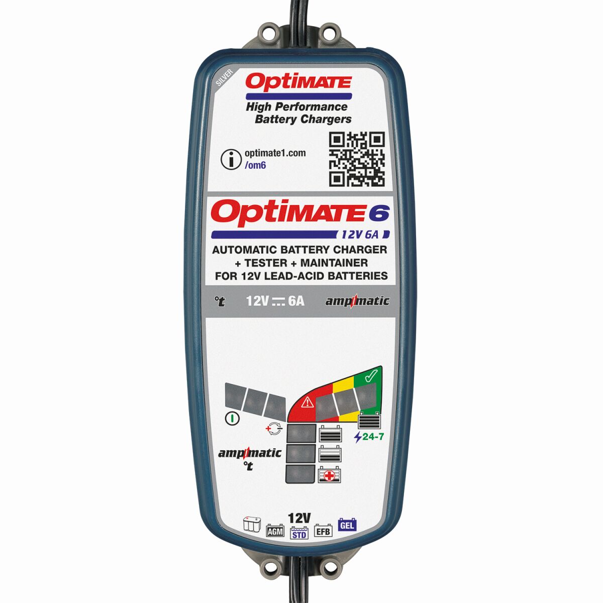 Verktøy elektrisk, Optimate 6 Ampmatic 6A — Tecmate TM360