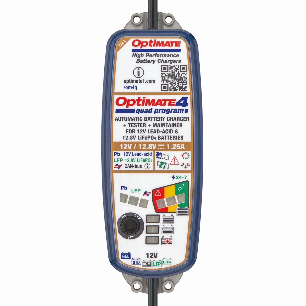 Verktøy elektrisk, Charger Optimate 4 Quad — Tecmate TM630