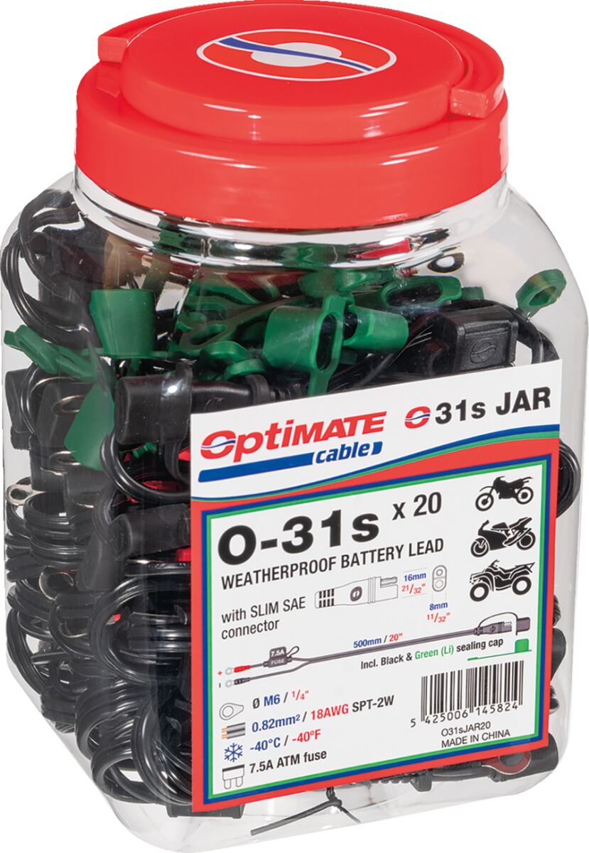 Verktøy elektrisk, Cord Battery 1/4 Slim Sae X20 — Tecmate O-31SJAR