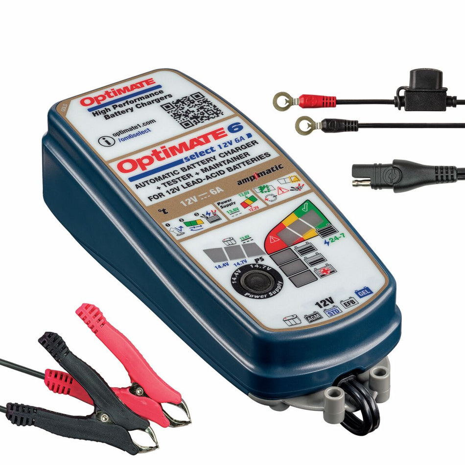 Verktøy elektrisk, Optimate 6 Select — Tecmate TM370 V2