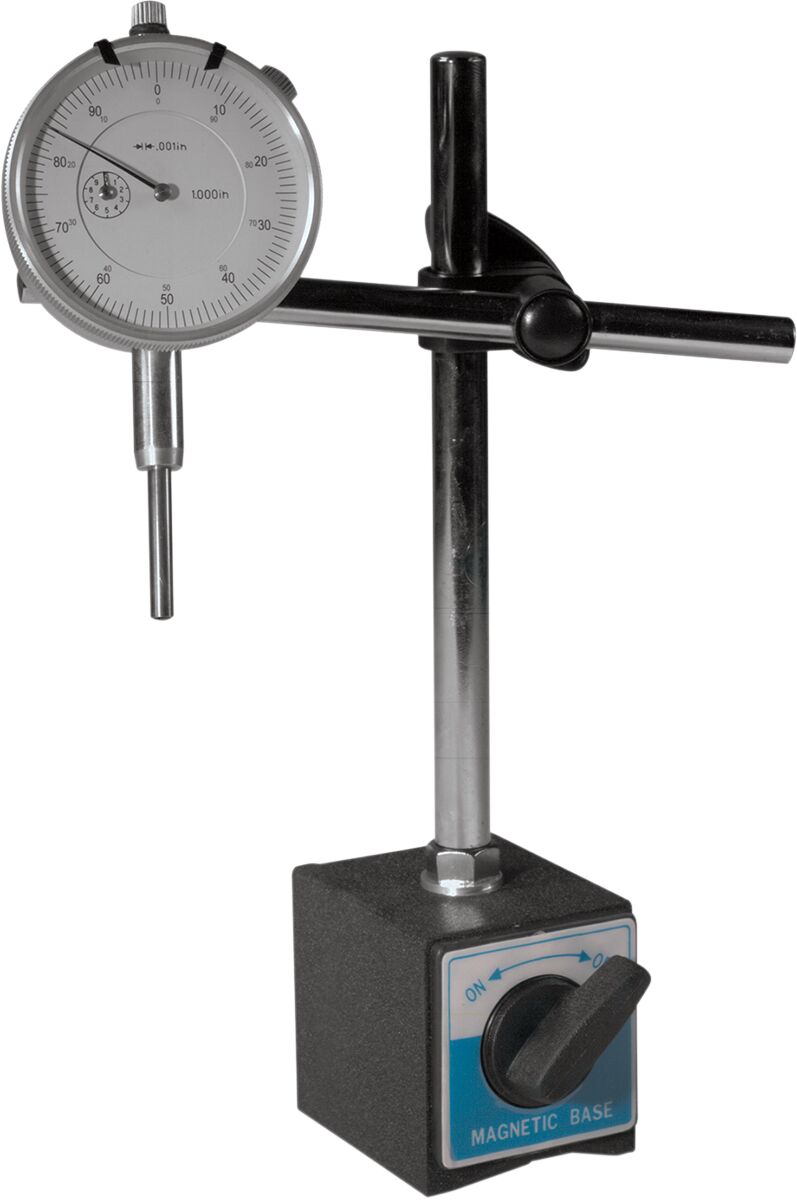 Verktøy diverse, K&L-Supply, Dial Indicator Gauge With Magnetic Base Stand — K&L Supply 35-8421