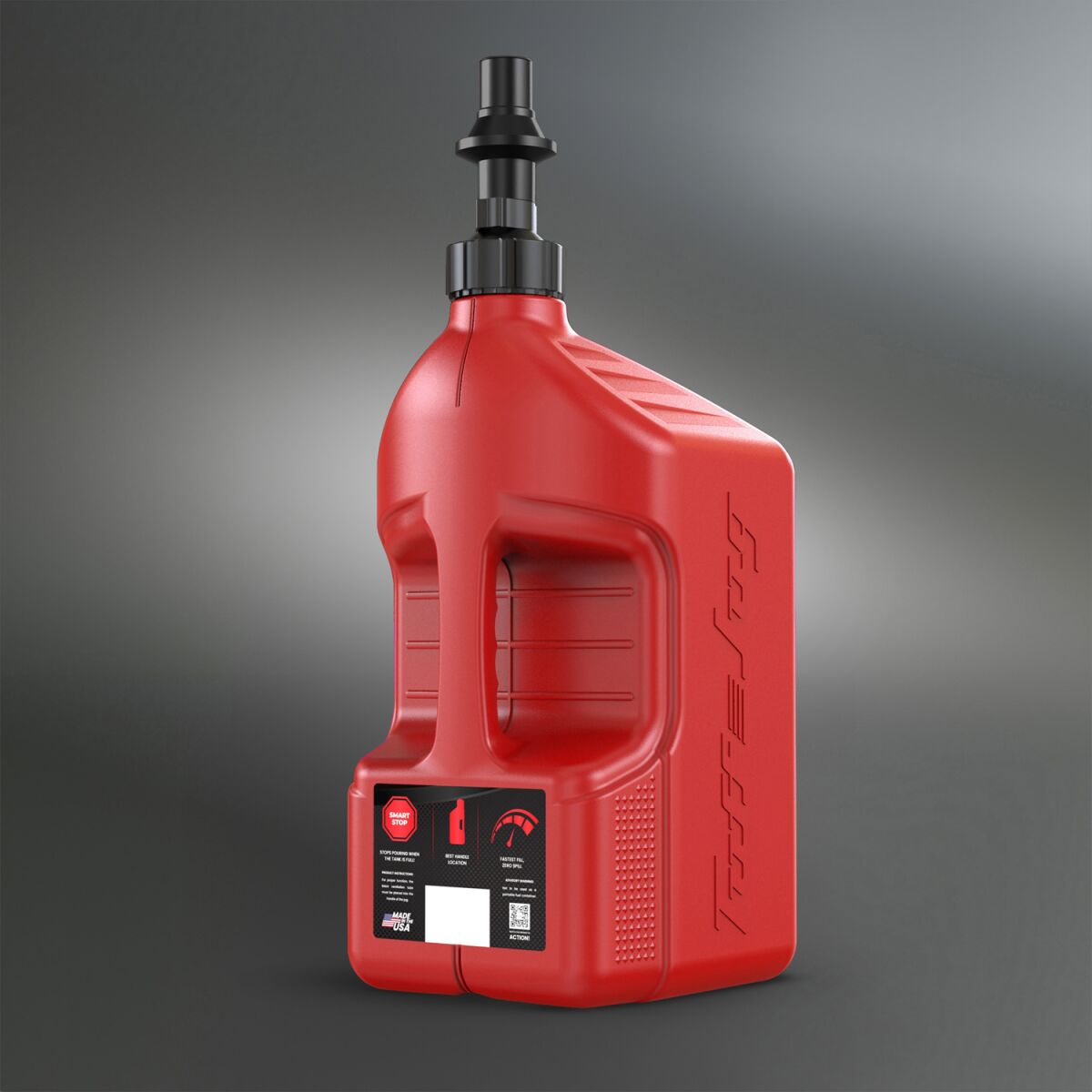 Verktøy diverse, Tuff Jug Container View Strip W/RIPPER Cap 20L Red — Tuff Jug RURRVS20
