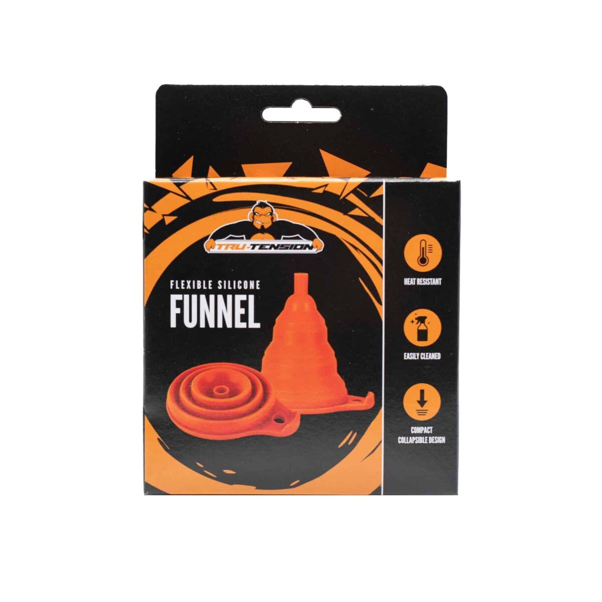 Verktøy diverse, Flexible/Collapsible Silicone Funnel — Tru-Tension M165