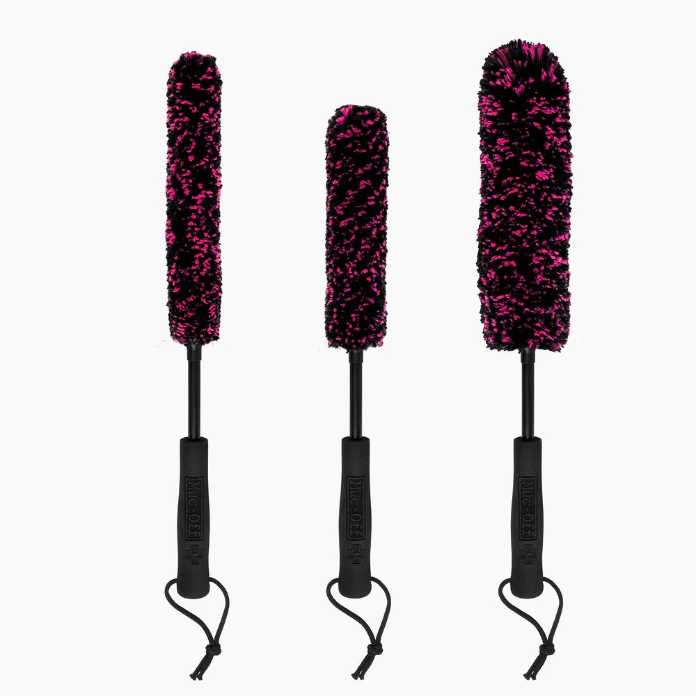 Verktøy diverse, Microfibre Detailing Brush Set x 3 — Muc-Off 21416