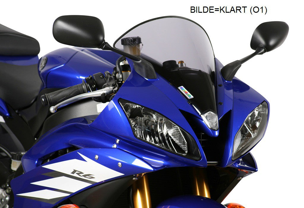 Yamaha YZF600 R6 06-07 MRA OEM Mørkt Sotet Kåpeglass (O8)