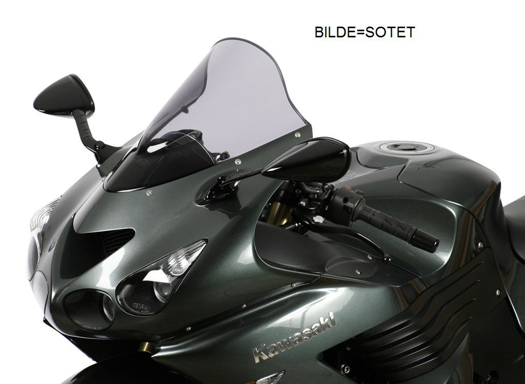 ZZR1400 06- Kåpeglass MRA Racing klart (R0)