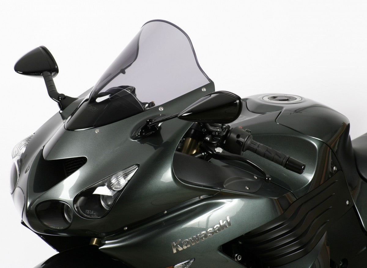 ZZR1400 06- Kåpeglass MRA Racing sotet (R1)