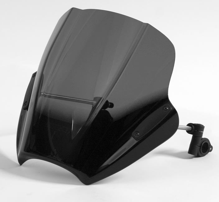 Speed-screen For naked bikes MRA Sort-glass Universal
