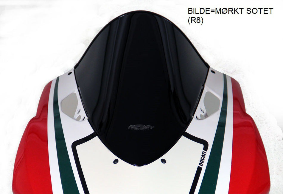 Ducati 899/1199/S Panigale Sotet MRA Racing Kåpeglass (R1)