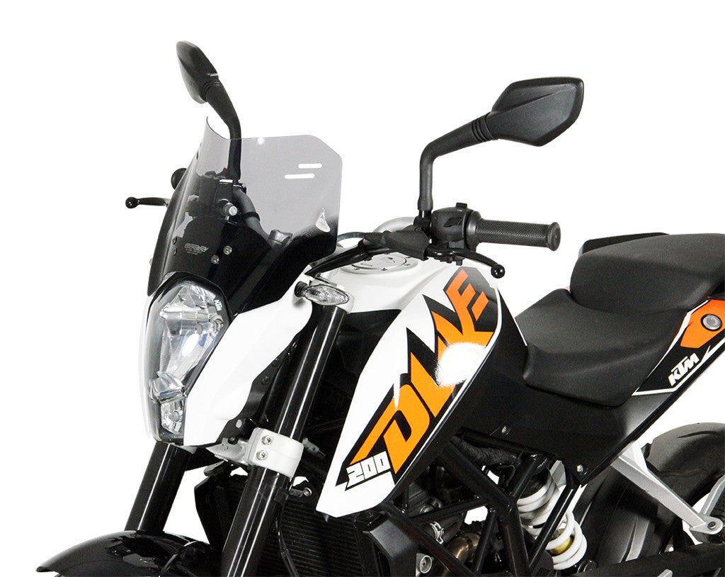 MRA Spoiler Sotet Kåpeglass (S1) KTM Duke 125/20/390 11-16