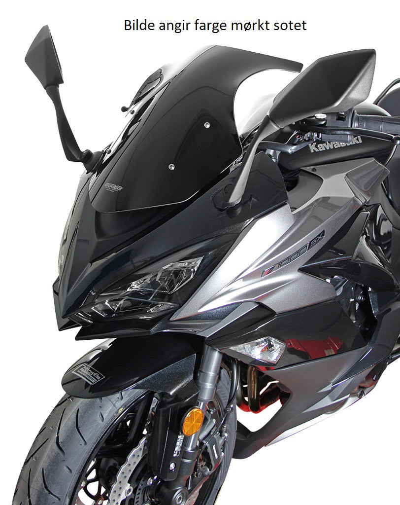 Kawasaki Z1000SX 17-19 OEM MRA Mørkt Sotet Kåpeglass (O8)