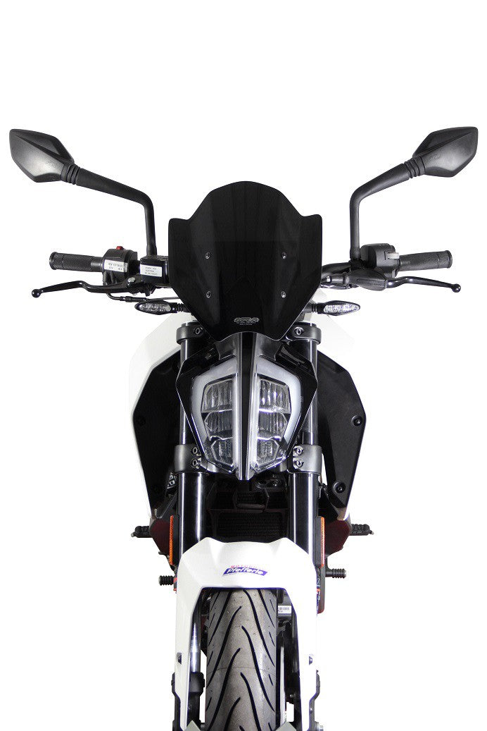 KTM Duke 125/200/390 17-23 MRA SportScreen Sort nspm