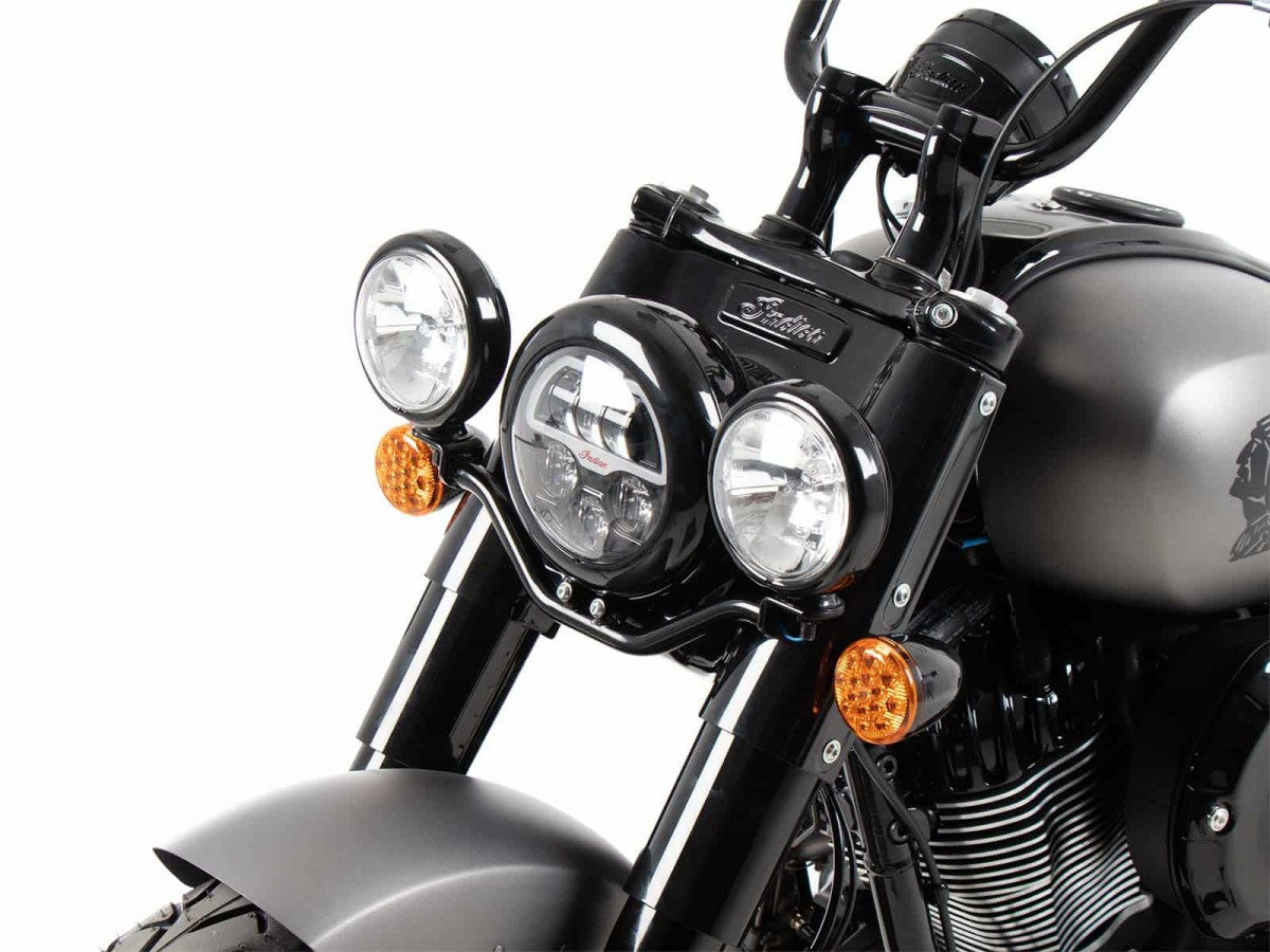 Hepco & Becker Indian Chief Bobber Dark Horse 22- spotlight BAR