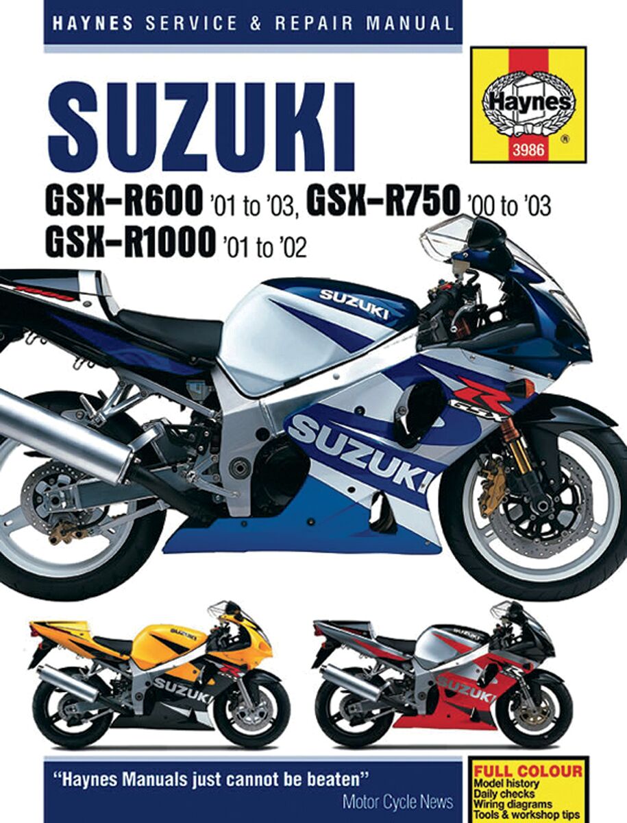 Verkstedhåndbøker til Suzuki GSX-R 1000 — Haynes 42010107