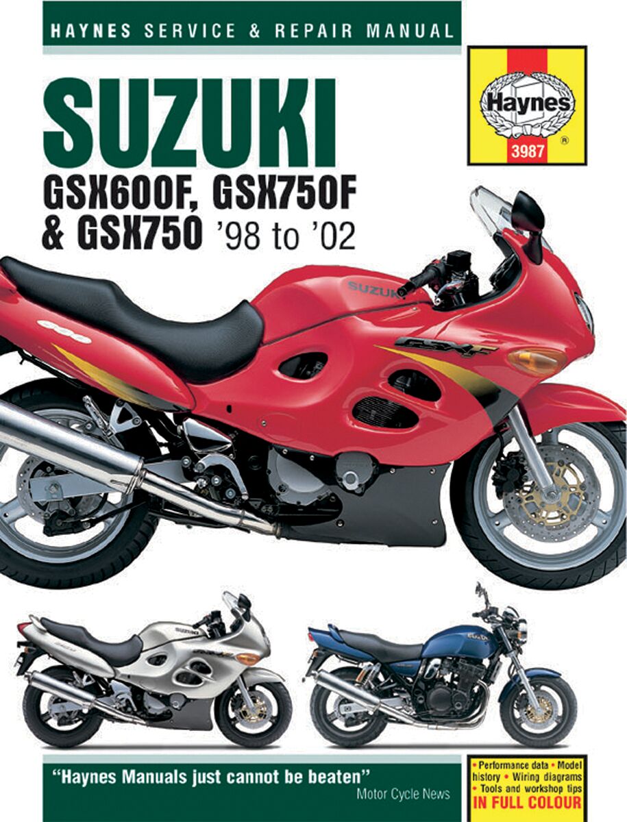 Verkstedhåndbøker til Suzuki GSX 600 F — Haynes 42010109