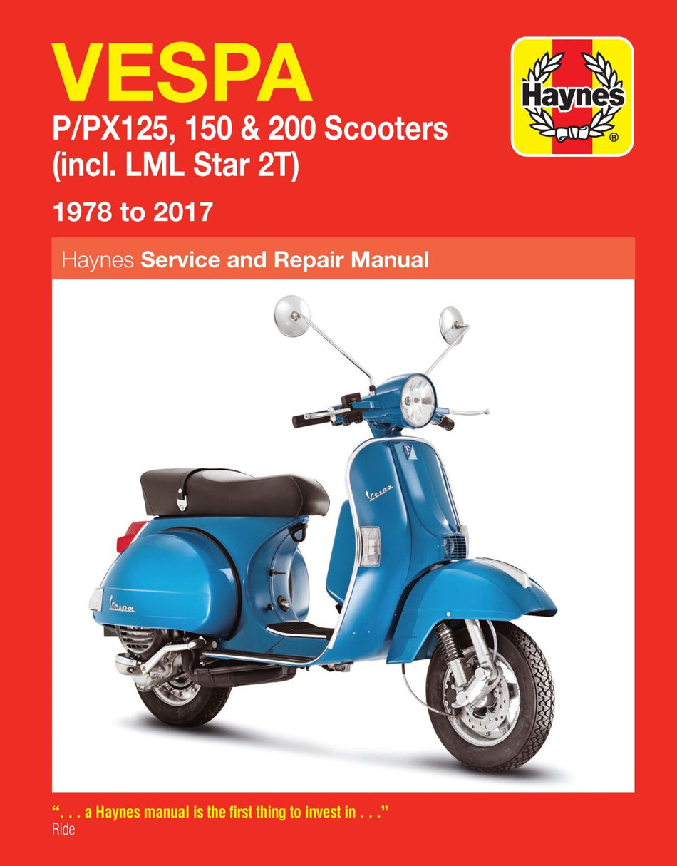 Verkstedhåndbøker til Vespa — Haynes 42010297