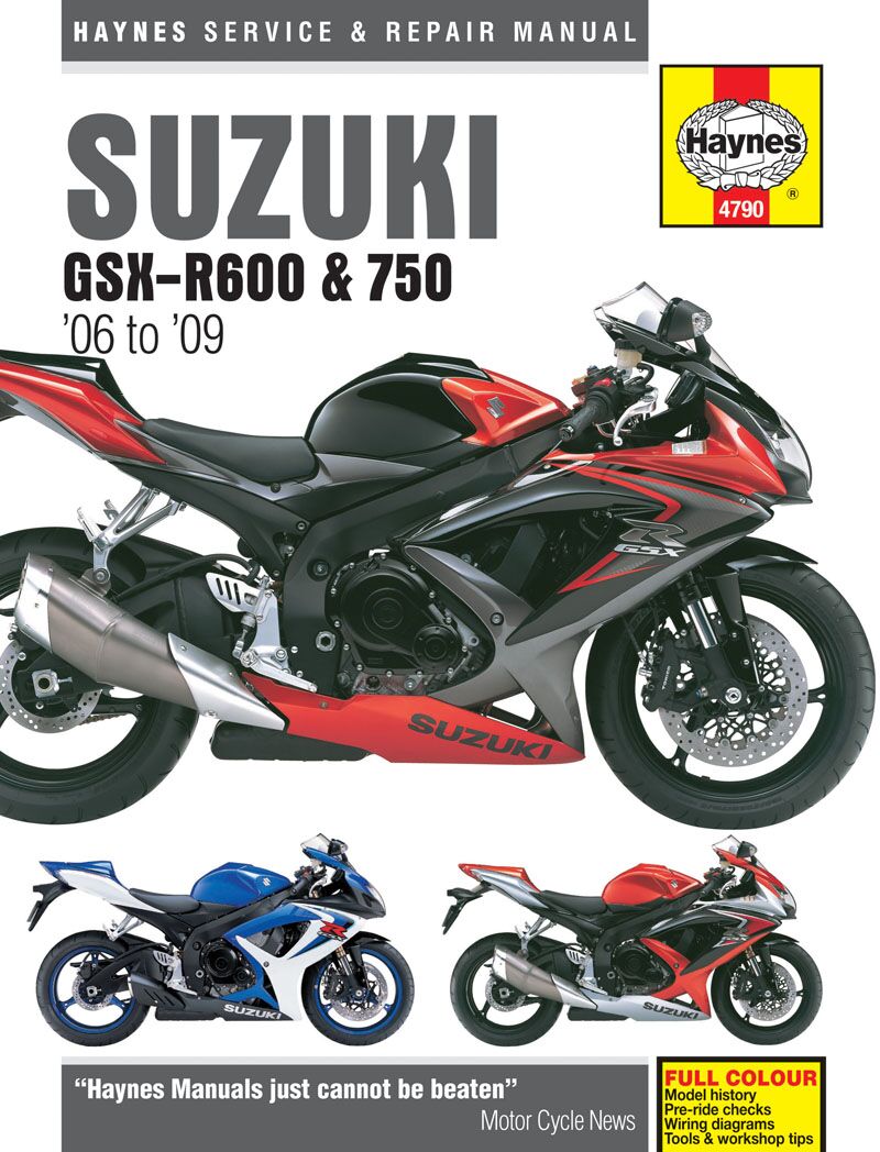 Verkstedhåndbøker til Suzuki GSX-R 600 — Haynes 42010305