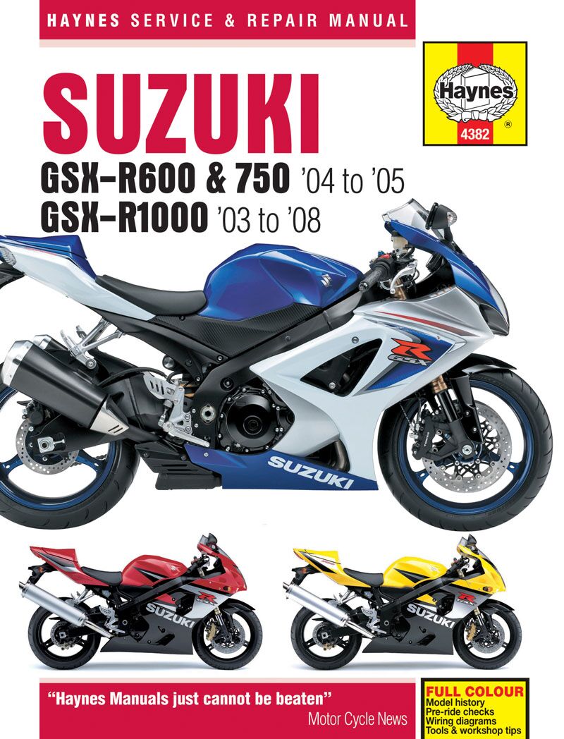 Verkstedhåndbøker til Suzuki GSX-R 1000 — Haynes 42010313