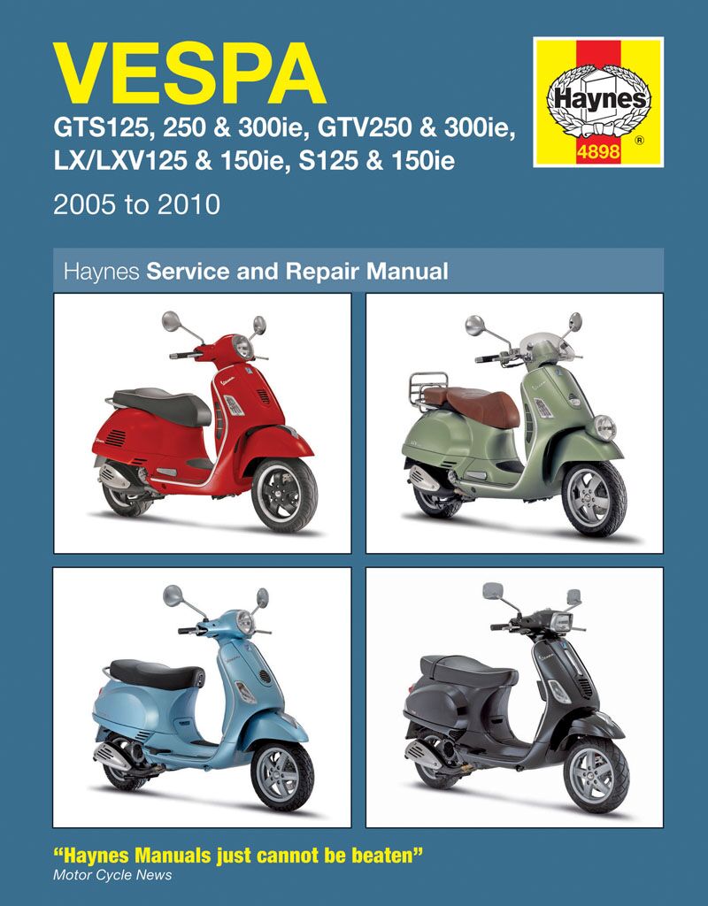 Verkstedhåndbøker til Vespa — Haynes 42010316