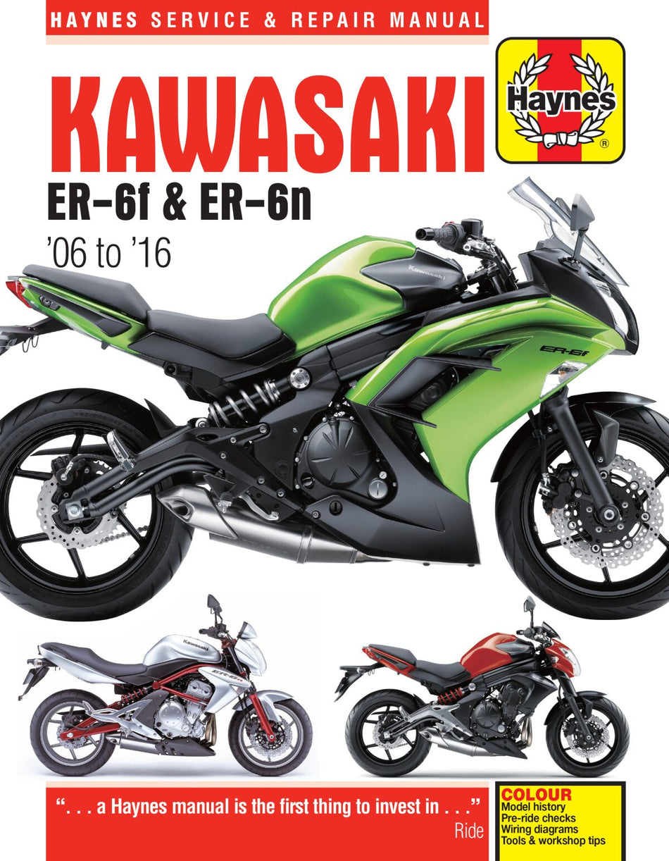Verkstedhåndbøker til Kawasaki — Haynes 42010324