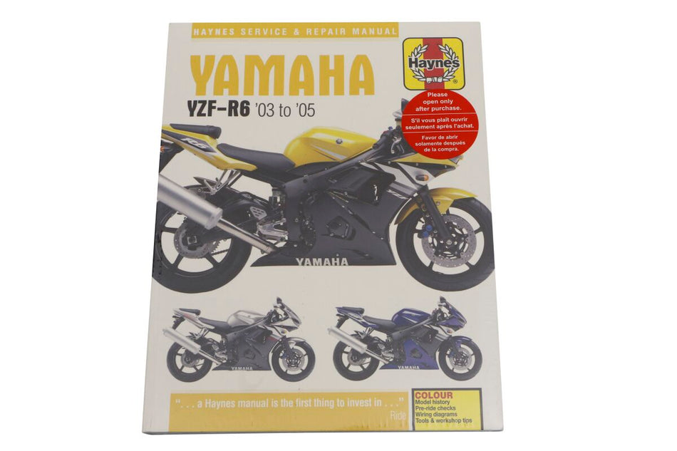 Verkstedhåndbøker til Yamaha YZF-R6 600 — Haynes 42010343