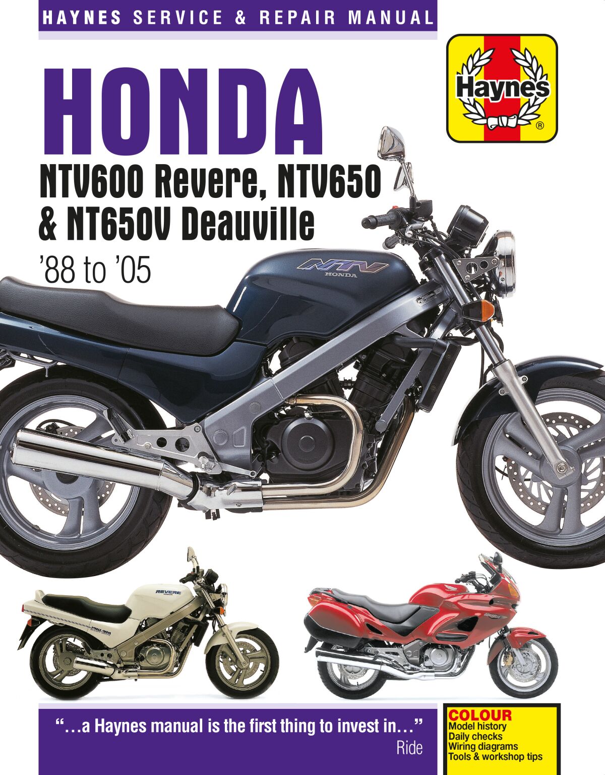 Verkstedhåndbøker til Honda NT 650 V — Haynes 42010366