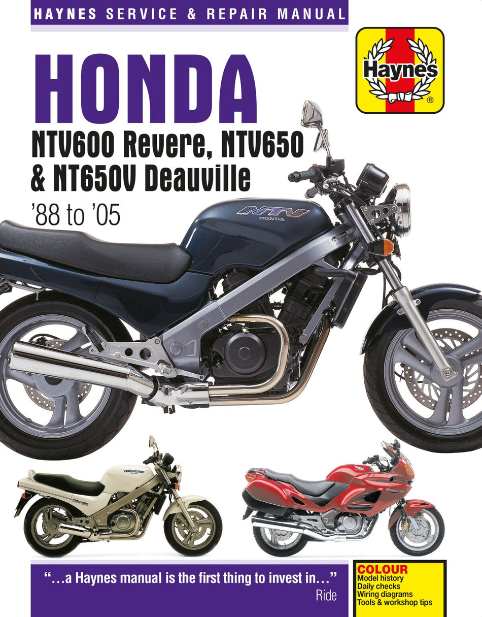 Verkstedhåndbøker til Honda NT 650 V — Haynes 42010366