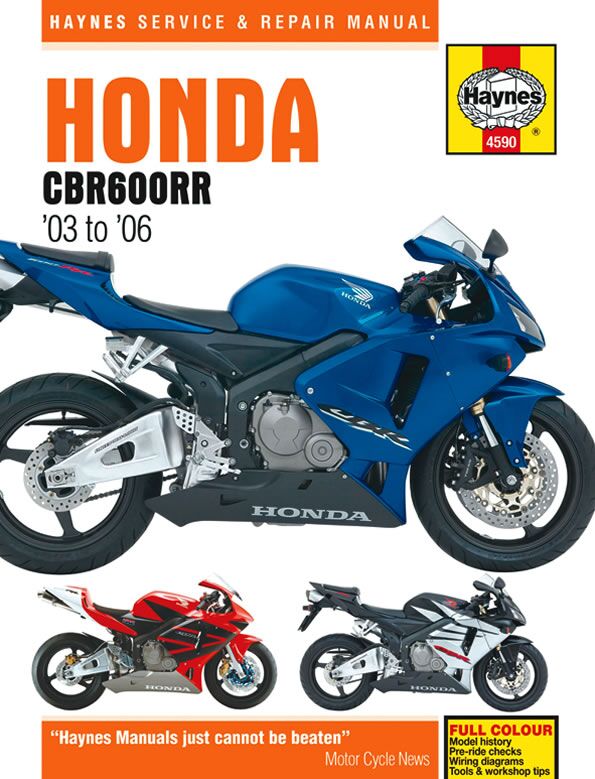 Verkstedhåndbøker til Honda CBR 600 RR — Haynes 42010373