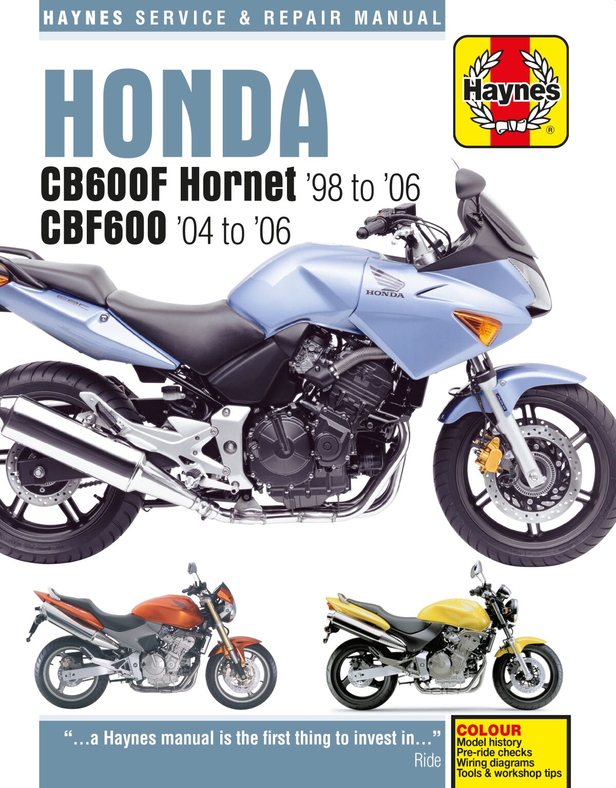 Verkstedhåndbøker til Honda CB 600 F — Haynes 42010380