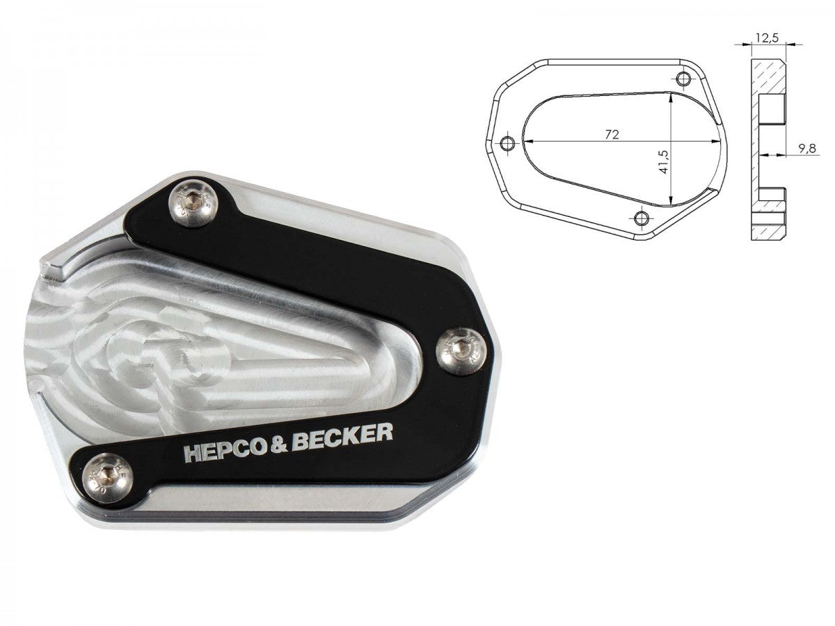 Hepco & Becker Triumph Tiger 900 Rally Pro 24- Side Stand Enlargement