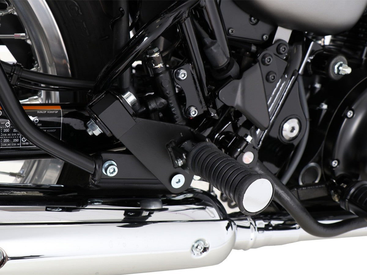 Hepco & Becker Kawasaki W800 Street/Cafè 19- Senkesett passasjer fothvilersett
