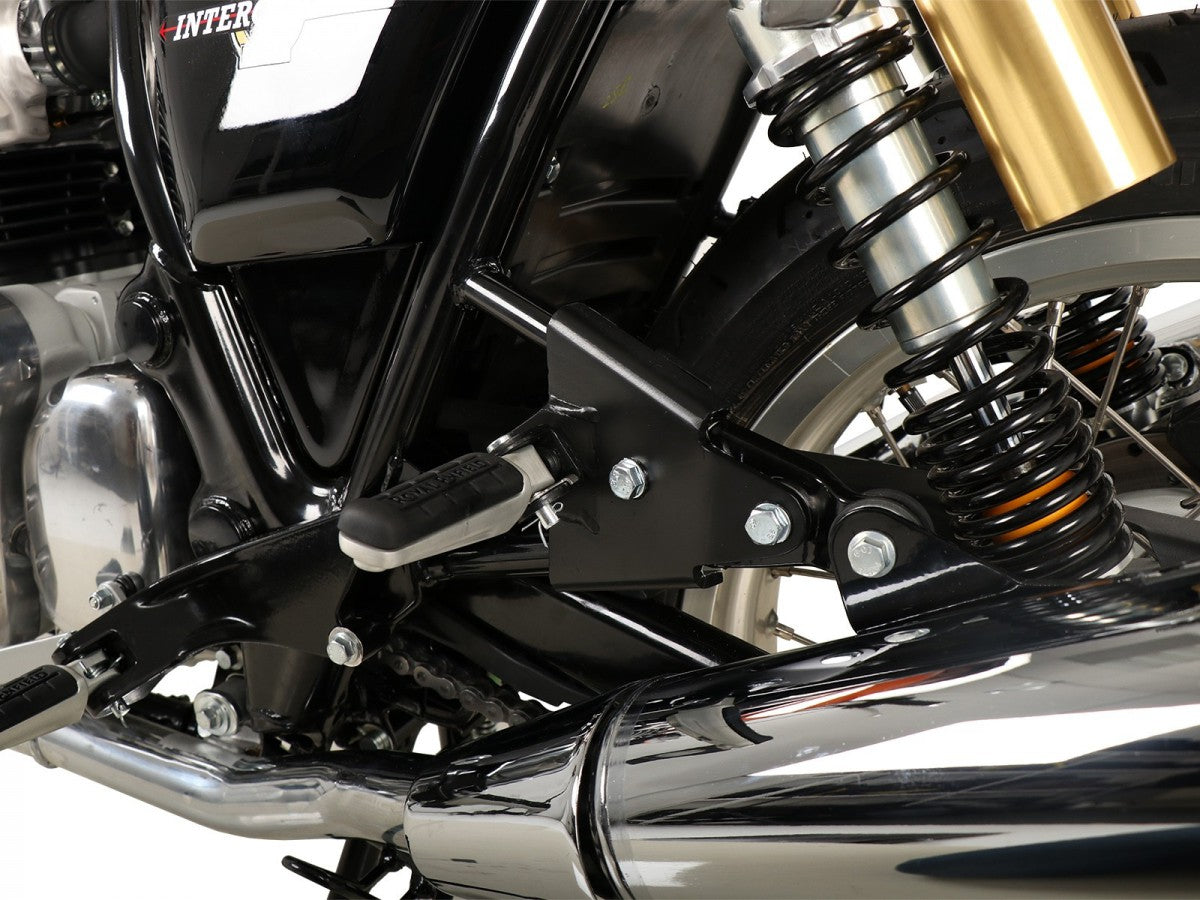 Hepco & Becker Royal Enfield Interceptor 18- Senkesett passasjer fothvilersett