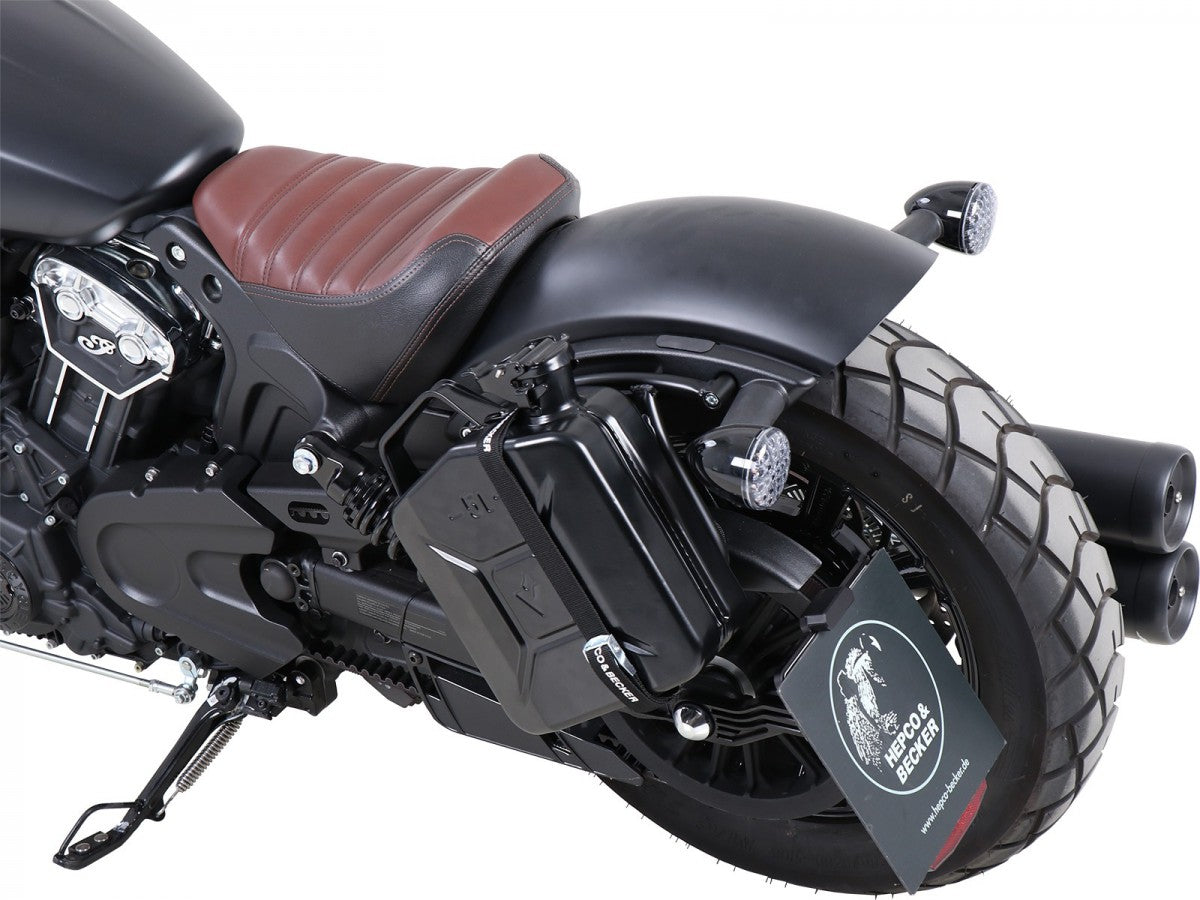 Hepco & Becker Bensinkanne 4L ink holder Venstre Cutout Indian Scout Bobber 18-