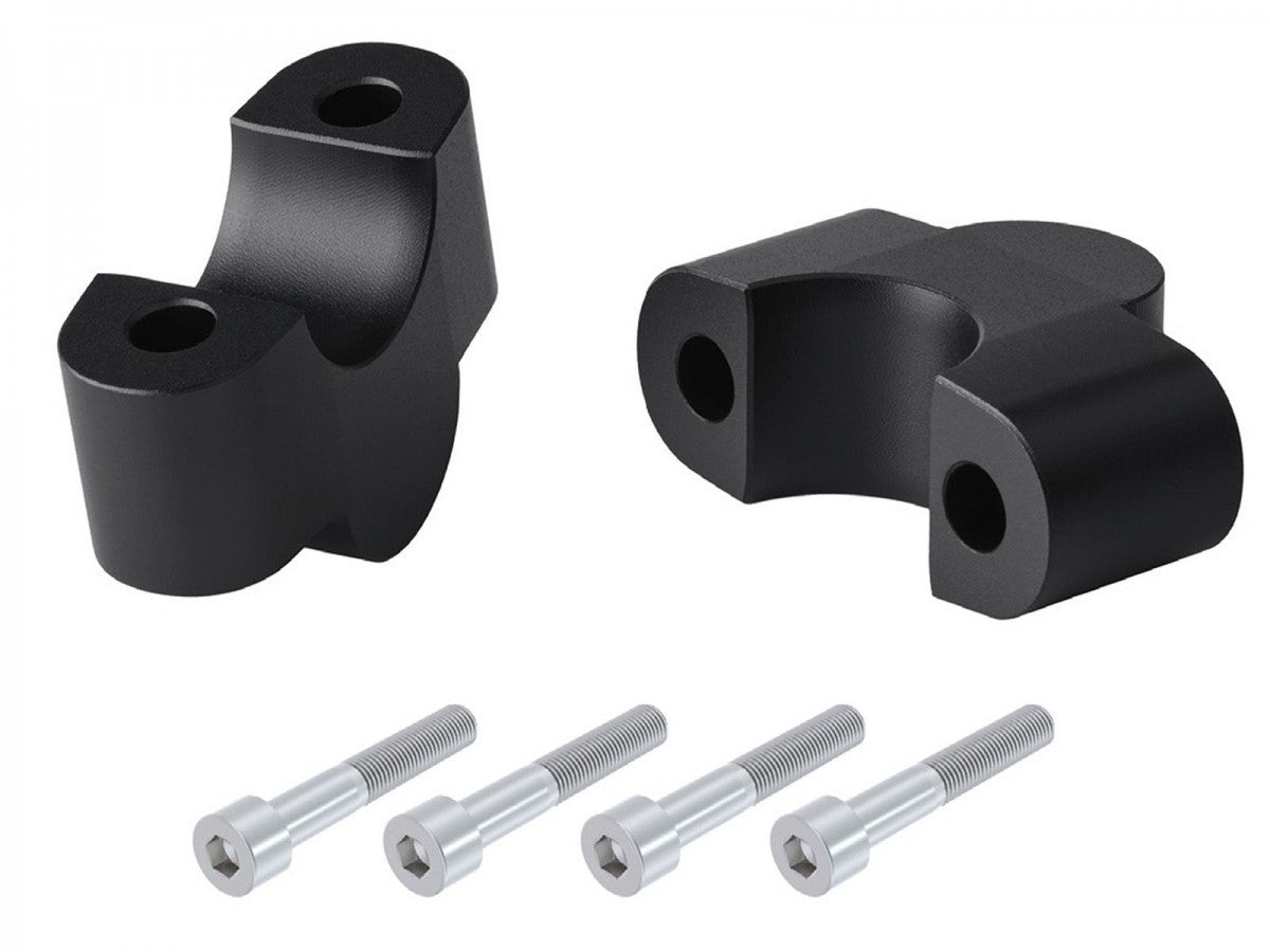 Hepco & Becker Styrehever Sort 25mm høy