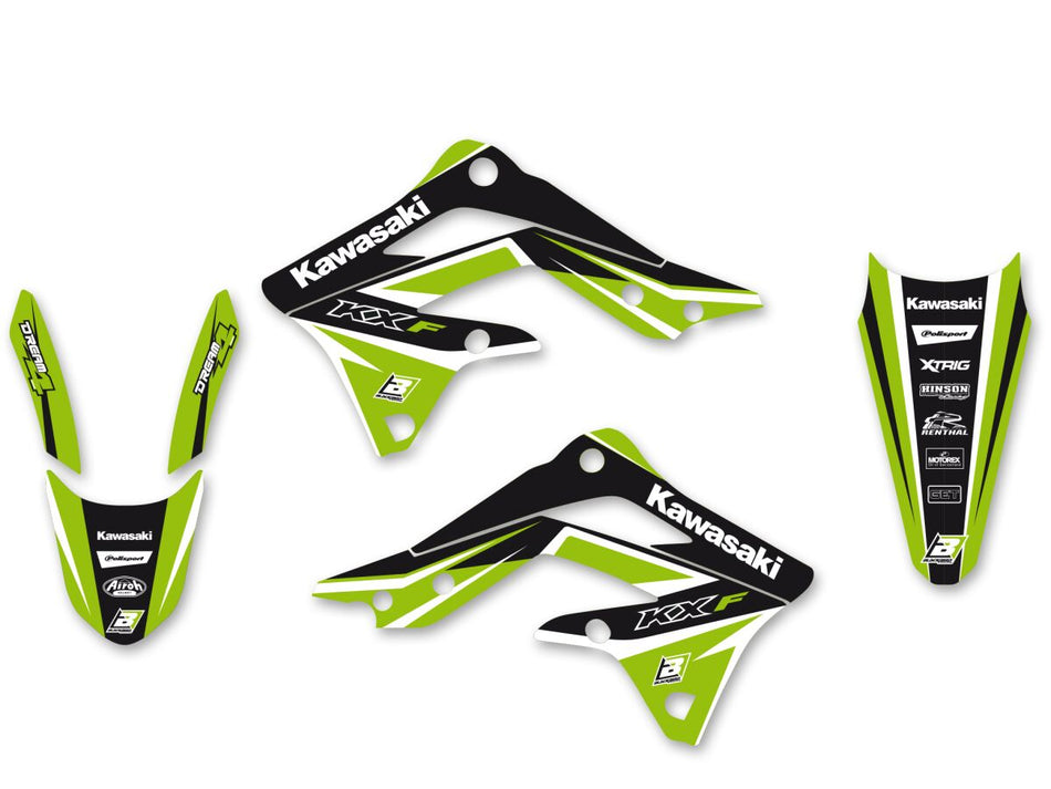 Dekorsett offroad til Kawasaki KX 450 F — Blackbird Racing 8420N