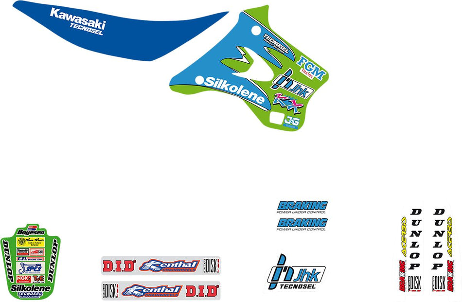 Dekorsett offroad til Kawasaki KX 125 K — Tecnosel 24V01