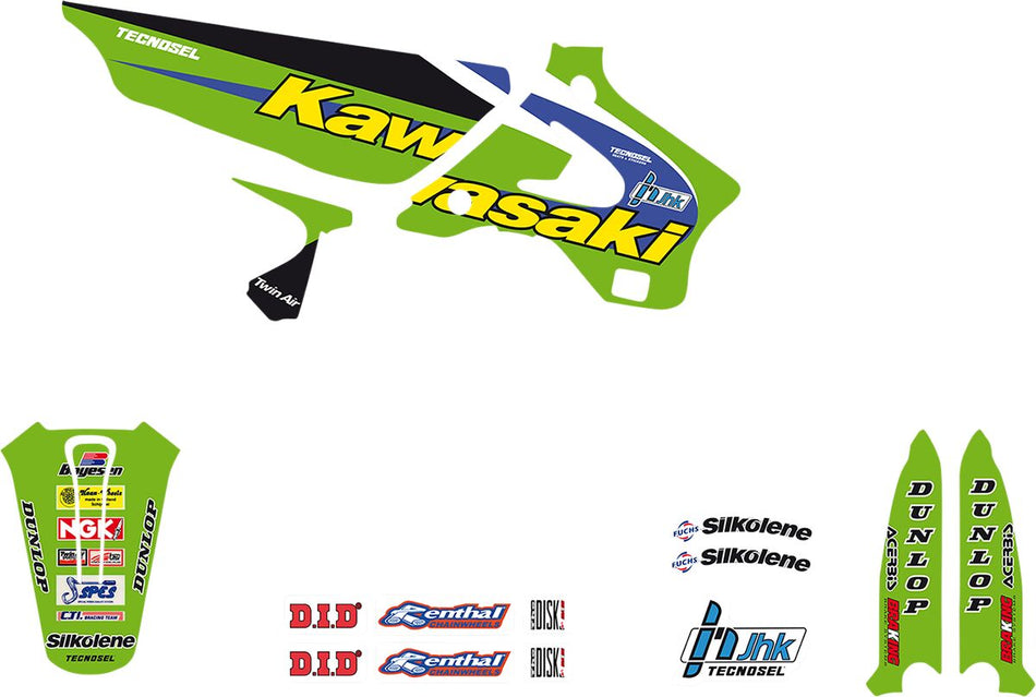 Dekorsett offroad til Kawasaki KX 125 K — Tecnosel 24V02